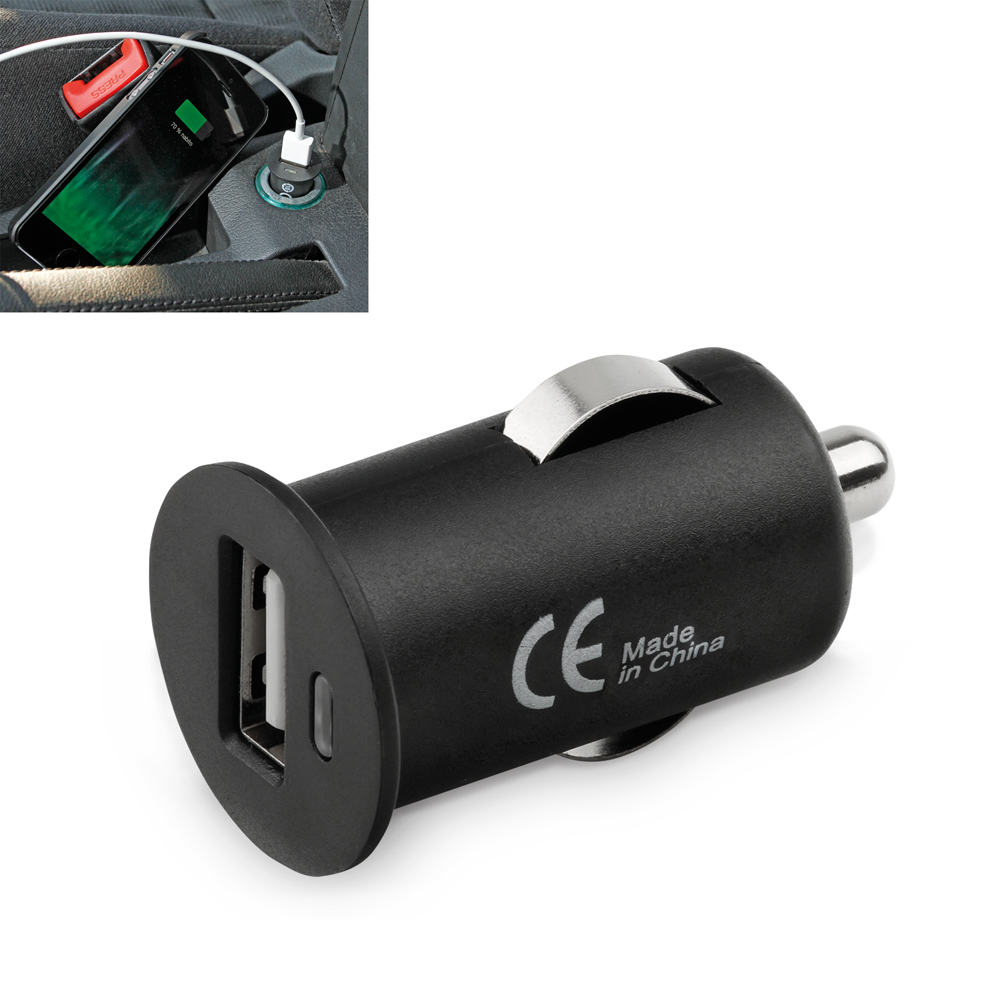 USB CAR ADAPTER 5V/1A OUTPUT & 12-24V VOLTAGE INPUT - Hercules