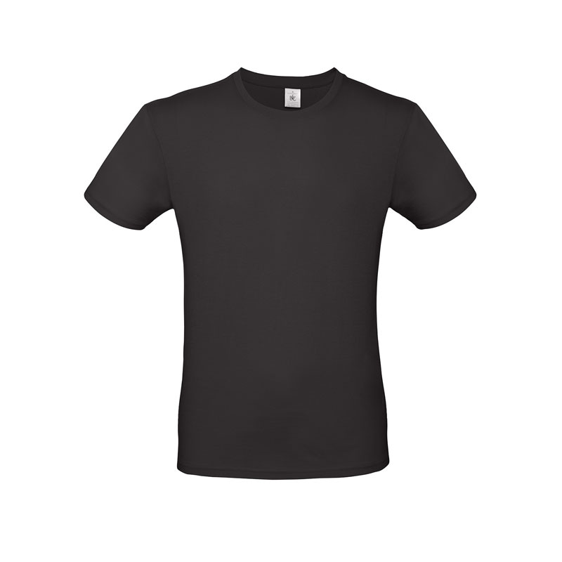 BLACK T-SHIRT BY B&C 100% COTTON - Hercules