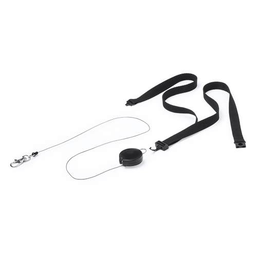 HANDY POLYESTER LANYARD WITH RETRACTABLE ACCESSORY - Hercules