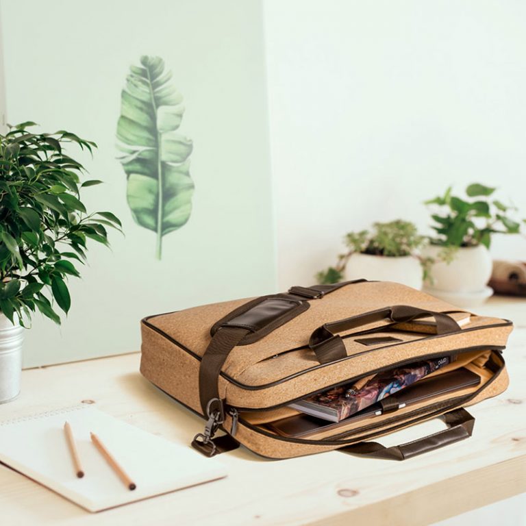 CORK LAPTOP BAG 15.6? WITH SHOULDER STRAP Hercules
