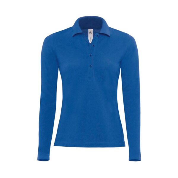 ROYAL BLUE LONG SLEEVE POLO SHIRT BY B&C Hercules