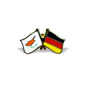 Cyprus German Flag pins