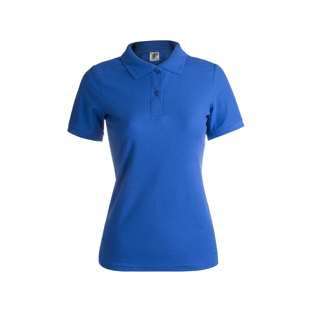 Blue polo shirt womens sale