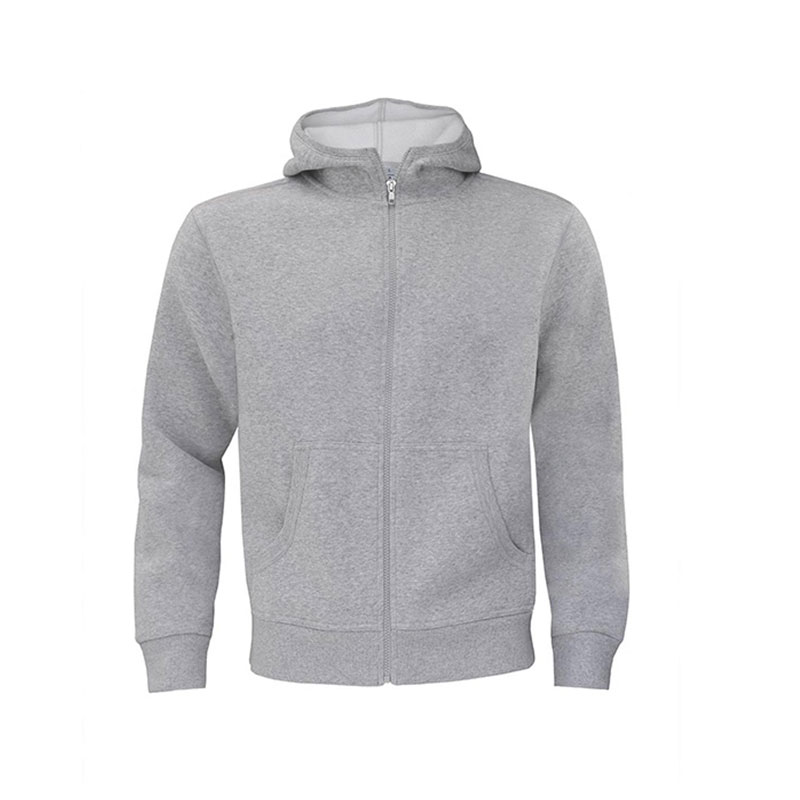 HEATHER GREY MONSTER HOODIE BY B&C - Hercules