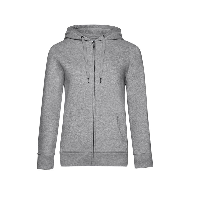 HEATHER GREY WOMEN HOODIE BY B&C - Hercules