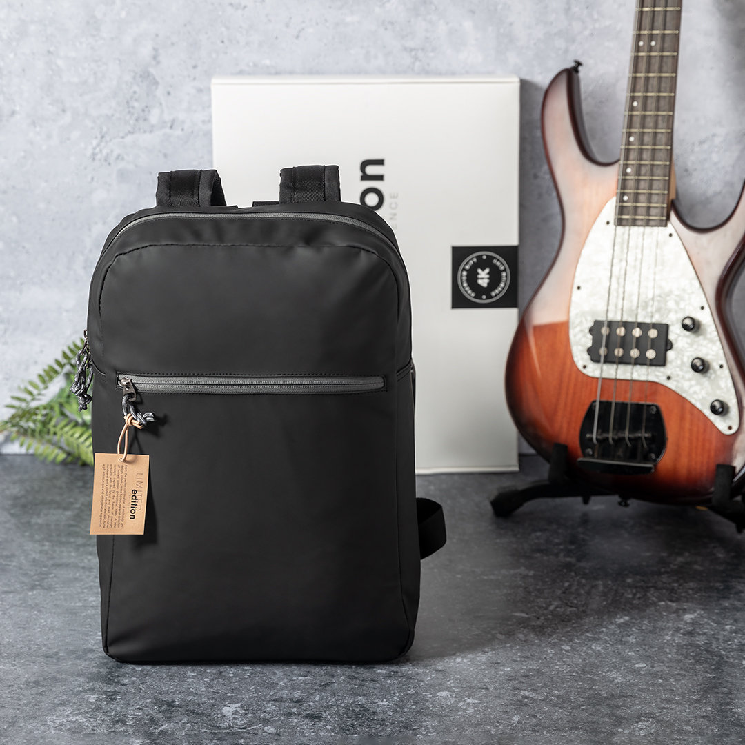 Elegant black on sale backpack